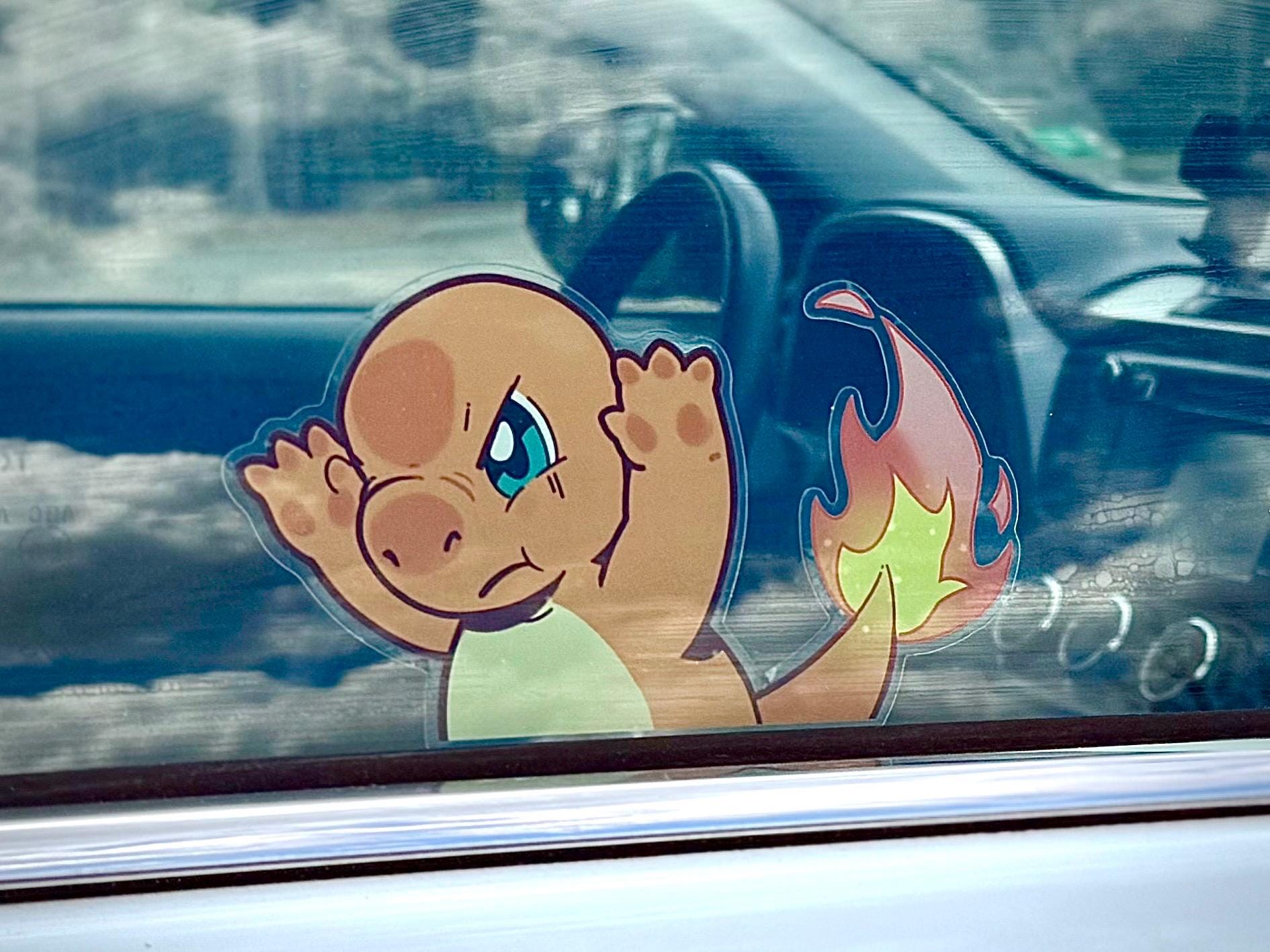 Char *NEW* Peeker Sticker • Car Window • Starter Easter Egg • Pokopia