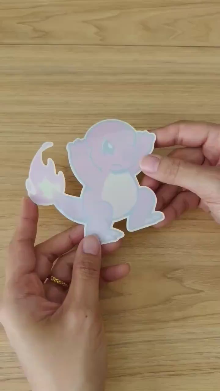 Char *NEW* Front-adhesive Sticker Easter Egg • Car Window • Peeker  • Pokopia